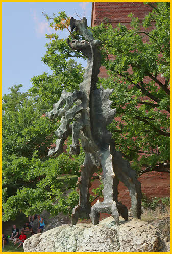Fire Breathing Dragon Protects<BR> Wawel Royal Castle